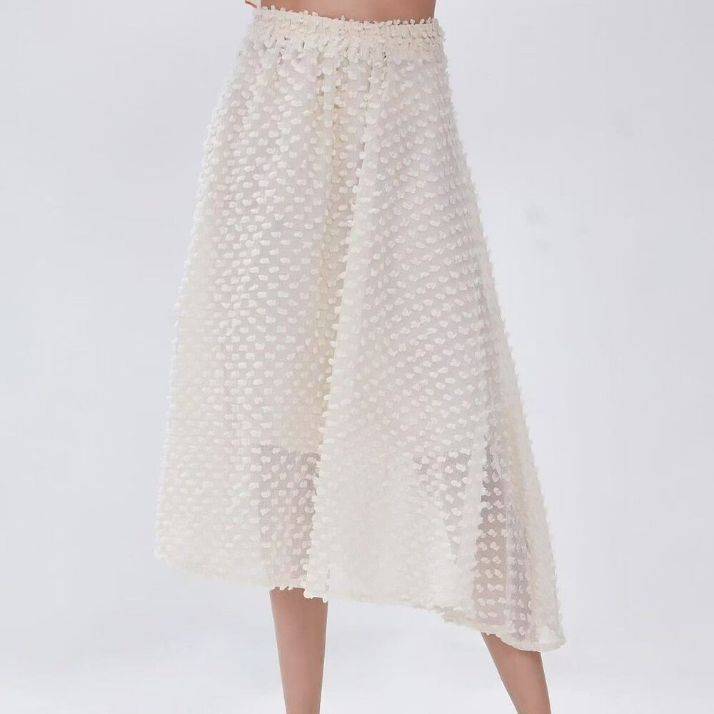 AMYLYNN High Waisted Midi Skirt